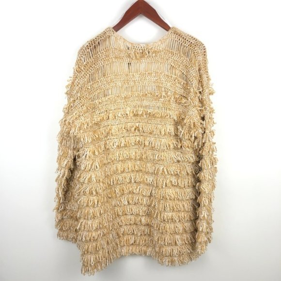 NEW MINKPINK Shaggy Oversized Fringe Cardigan - Picture 5 of 6